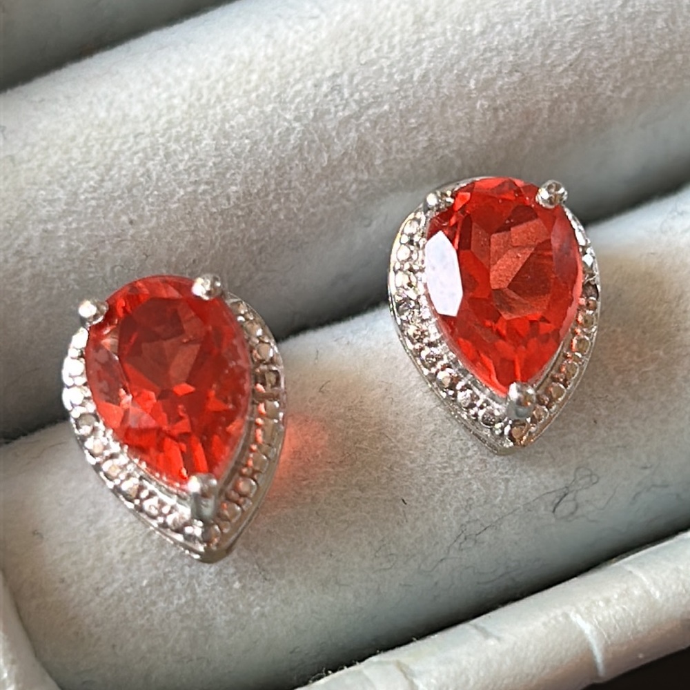 Sunfire Quartz Earrings